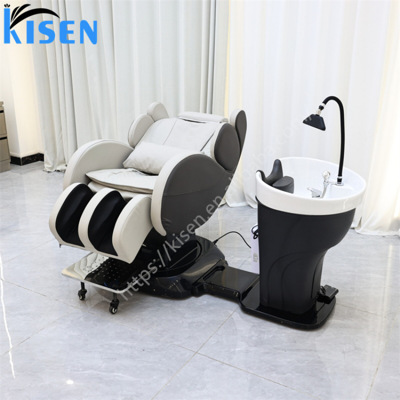 Spa Wellness Massage - Cadeira de Lavagem de Cabelo Rotativa
