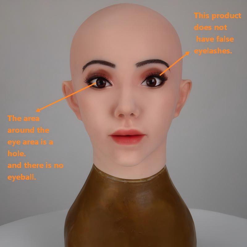Face Mask Silicone - Máscara Facial de Silicone Feminina Careca