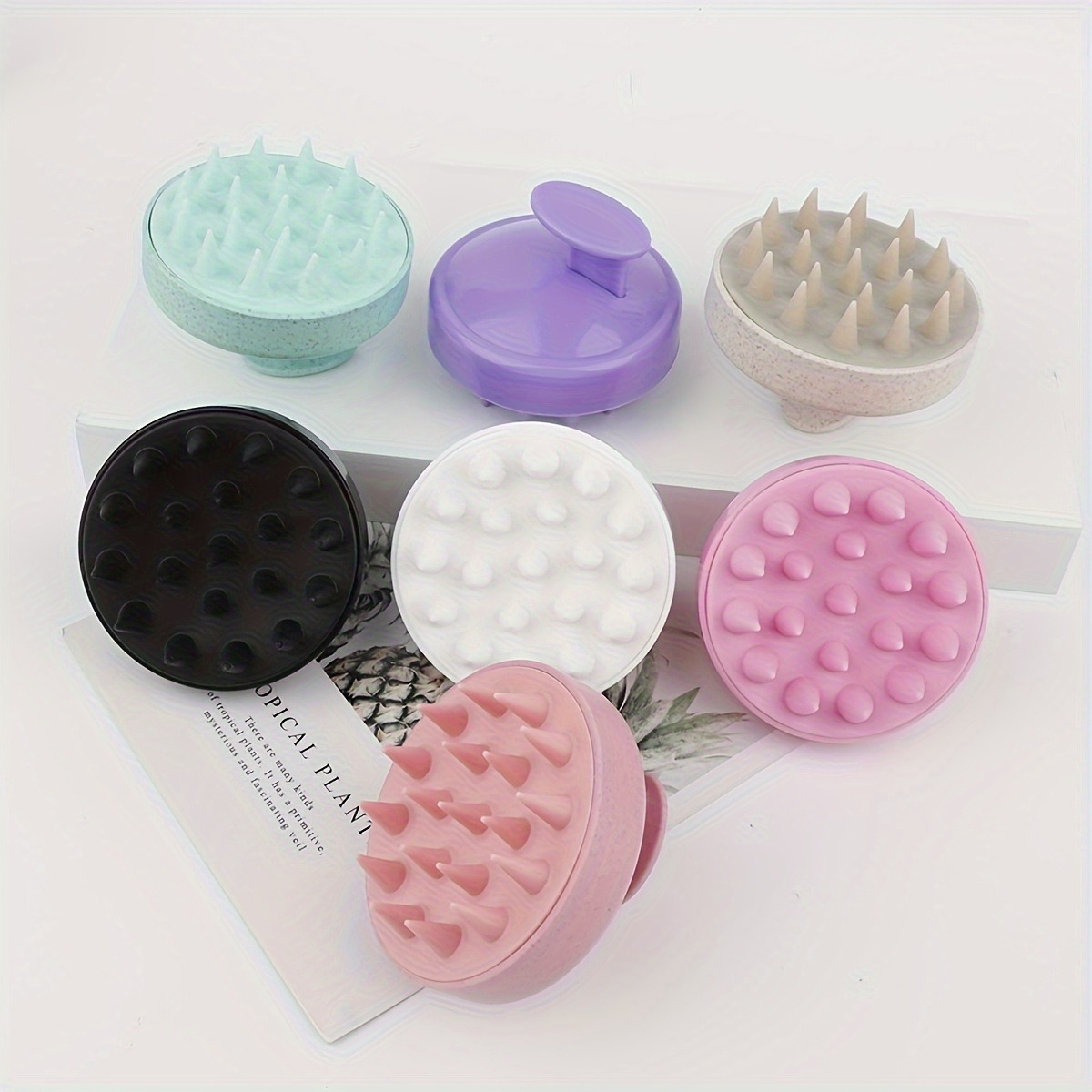 Spa Wellness Massage - Massageador de couro cabeludo de silicone