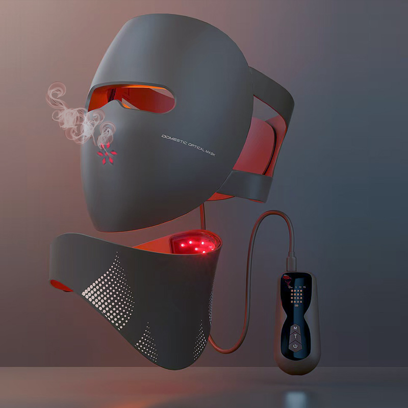 Face Mask Silicone - Alta qualidade silicone macio 3c led
