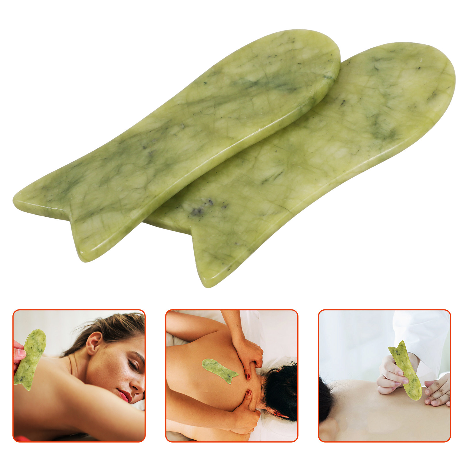 Spa Wellness Massage - 2 Peças de Placa de Raspagem