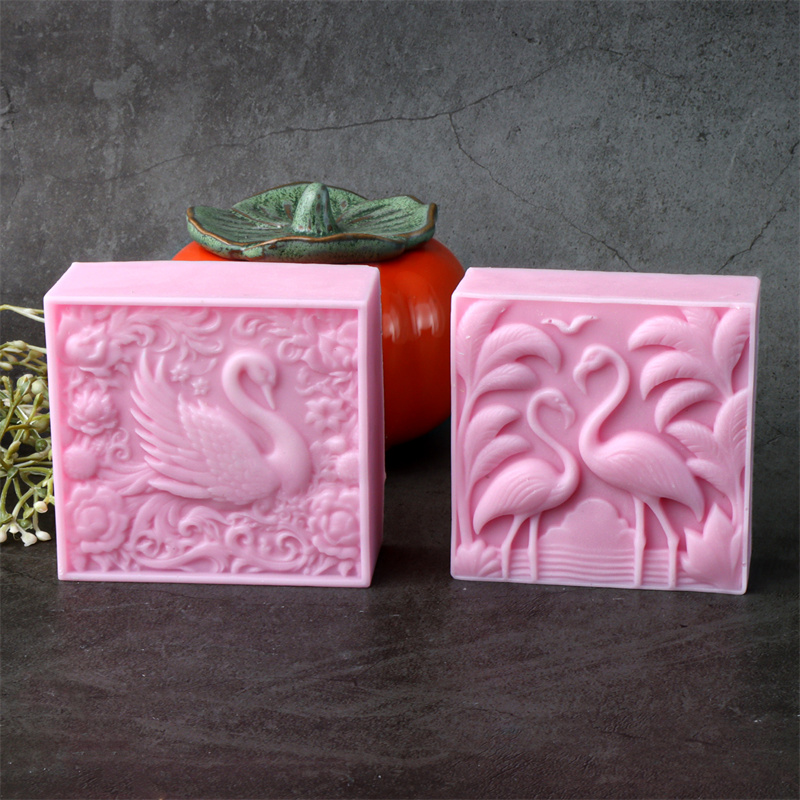 Bath Bomb Mold - 3d quadrado animal cavalo elefante silicone