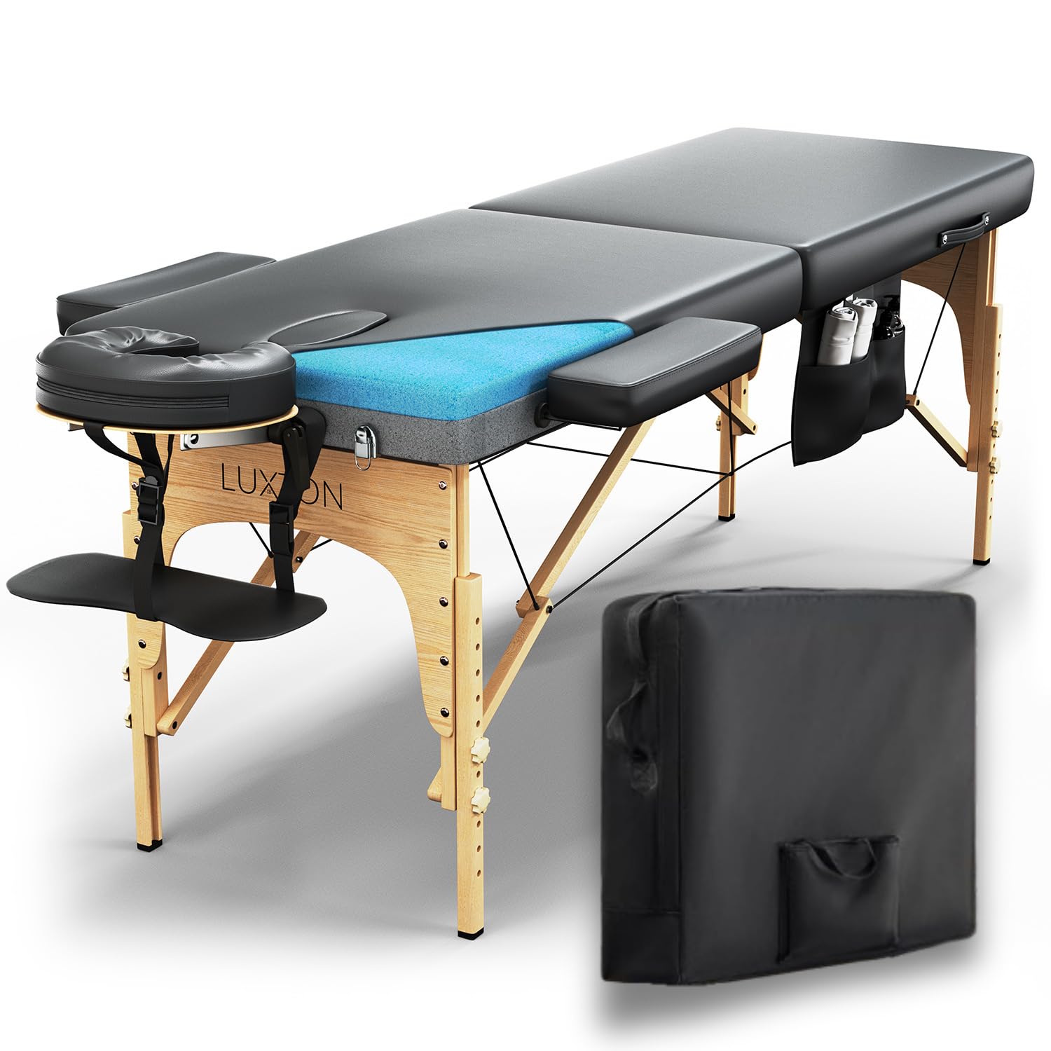 W Spa & Wellness - Mesa de Massagem Portátil Dobrável em