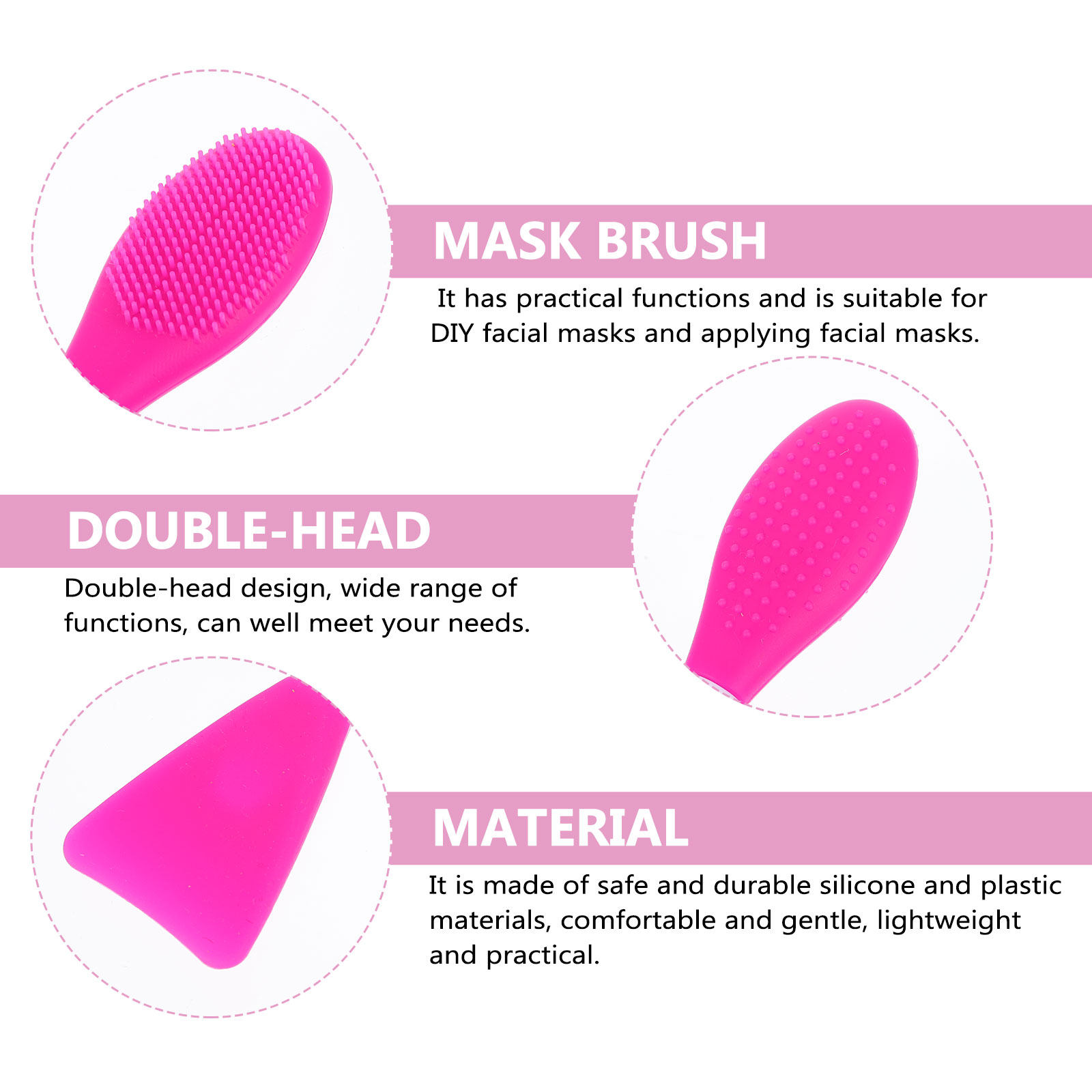 1 conjunto de pincel de silico - Face Mask Silicone avaliação e preço