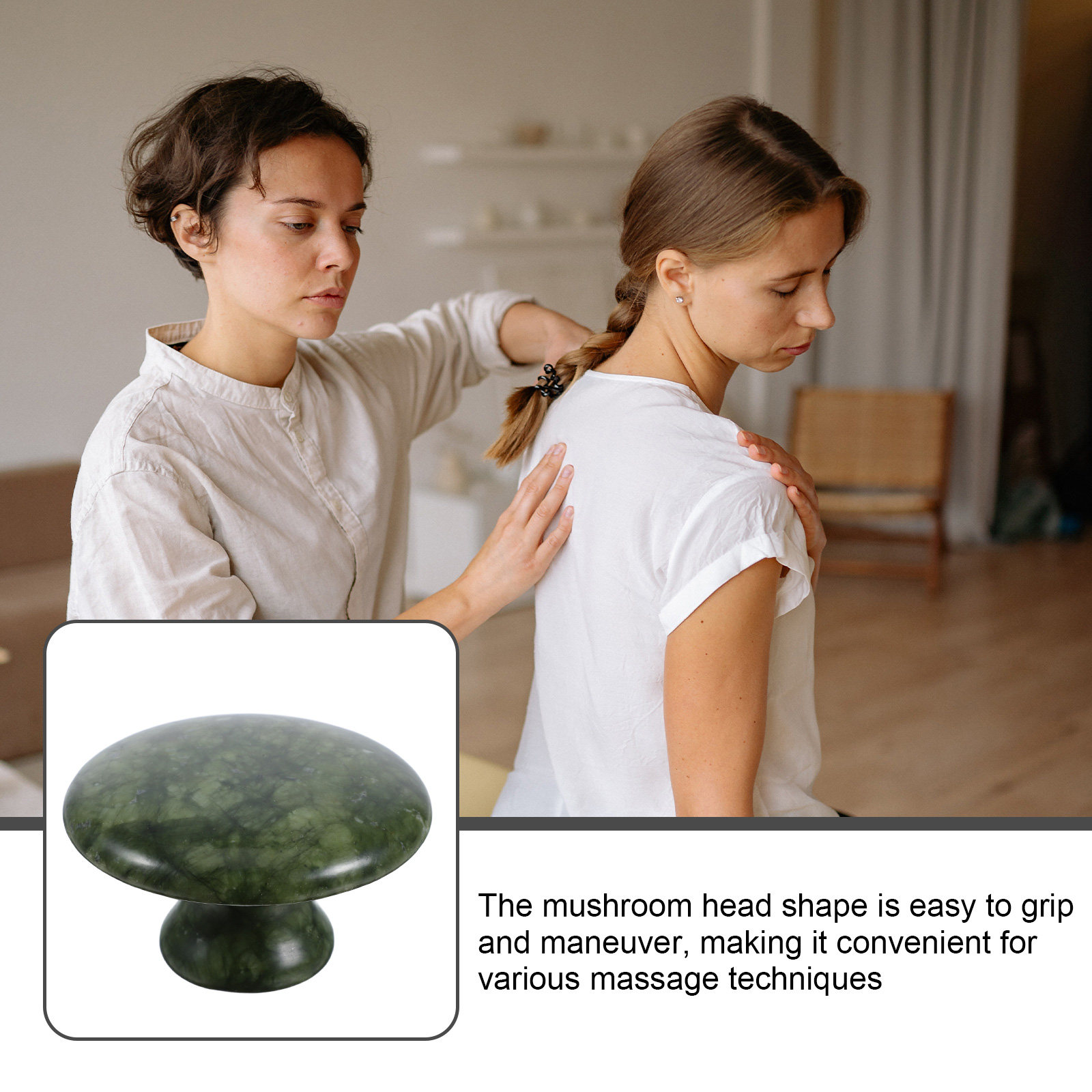Pedra de massagem Gua Sha em f - Relax - Spa & Wellness avaliação e preço