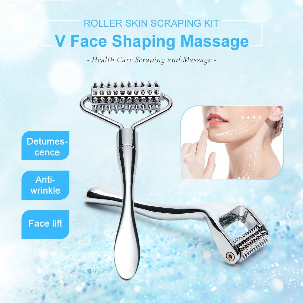 Rolo de massagem facial de aço - Spa Wellness Massage avaliação e preço