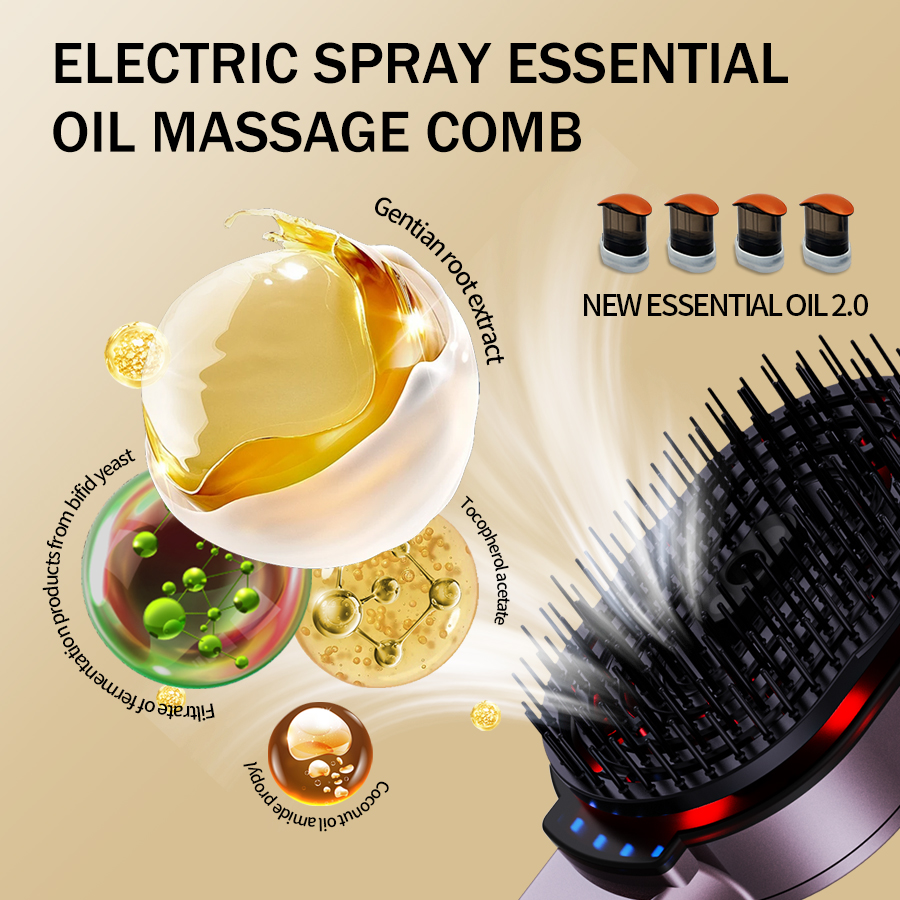 Pente de massagem 4 em 1, spra - Spa Wellness Massage avaliação e preço