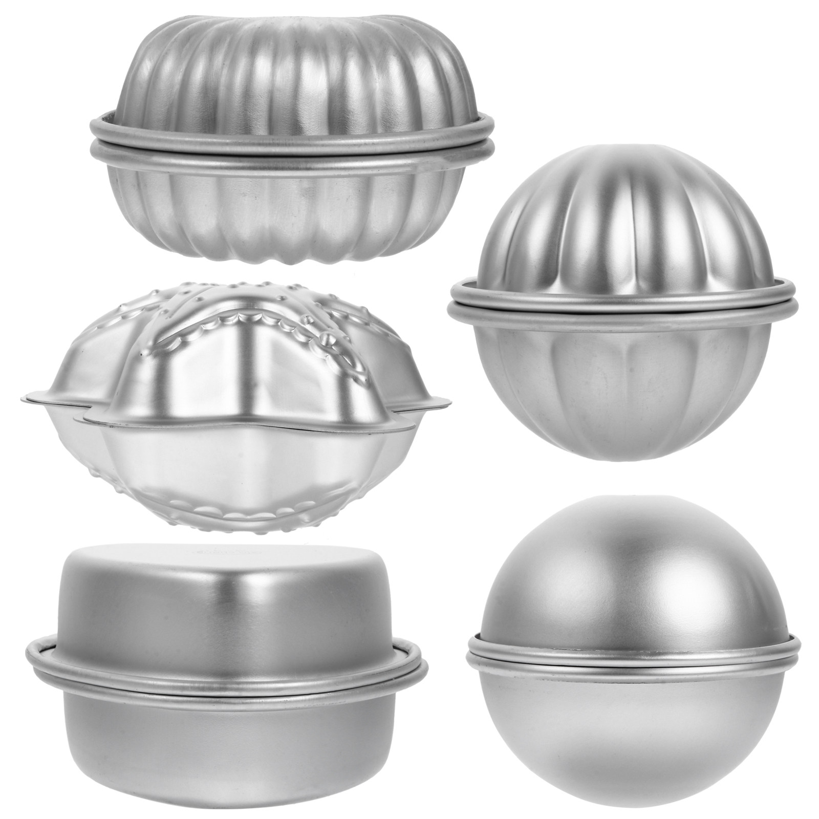 10 unidades de moldes de alumí - Bath Bomb Mold avaliação e preço
